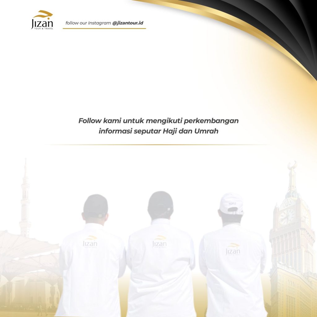 Follow kami untuk mengikuti perkembangan informasi haji dan umrah